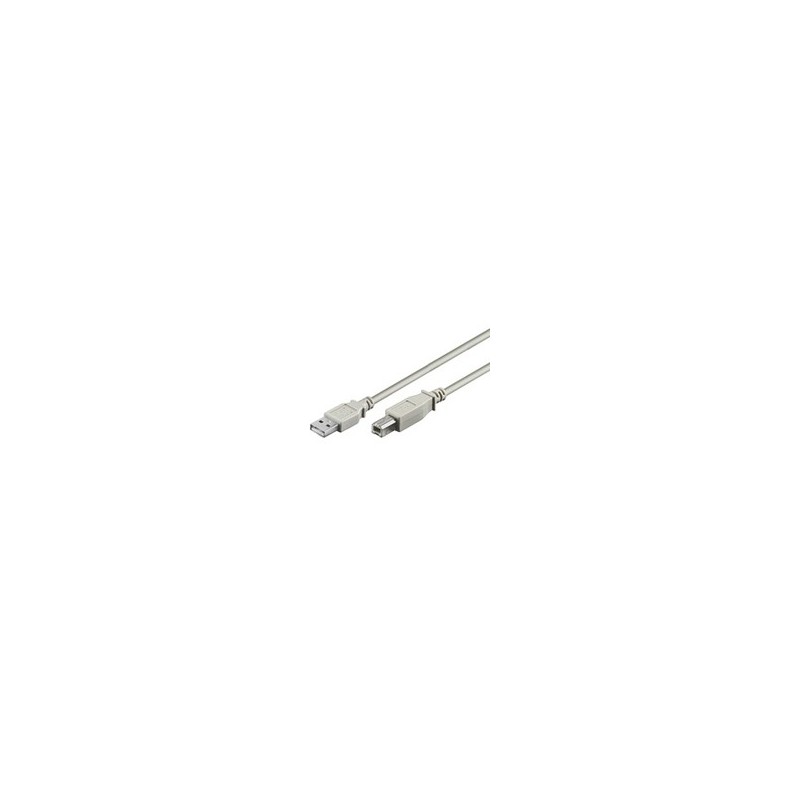 goobay USB 2.0 USB-kabel 3m Grå